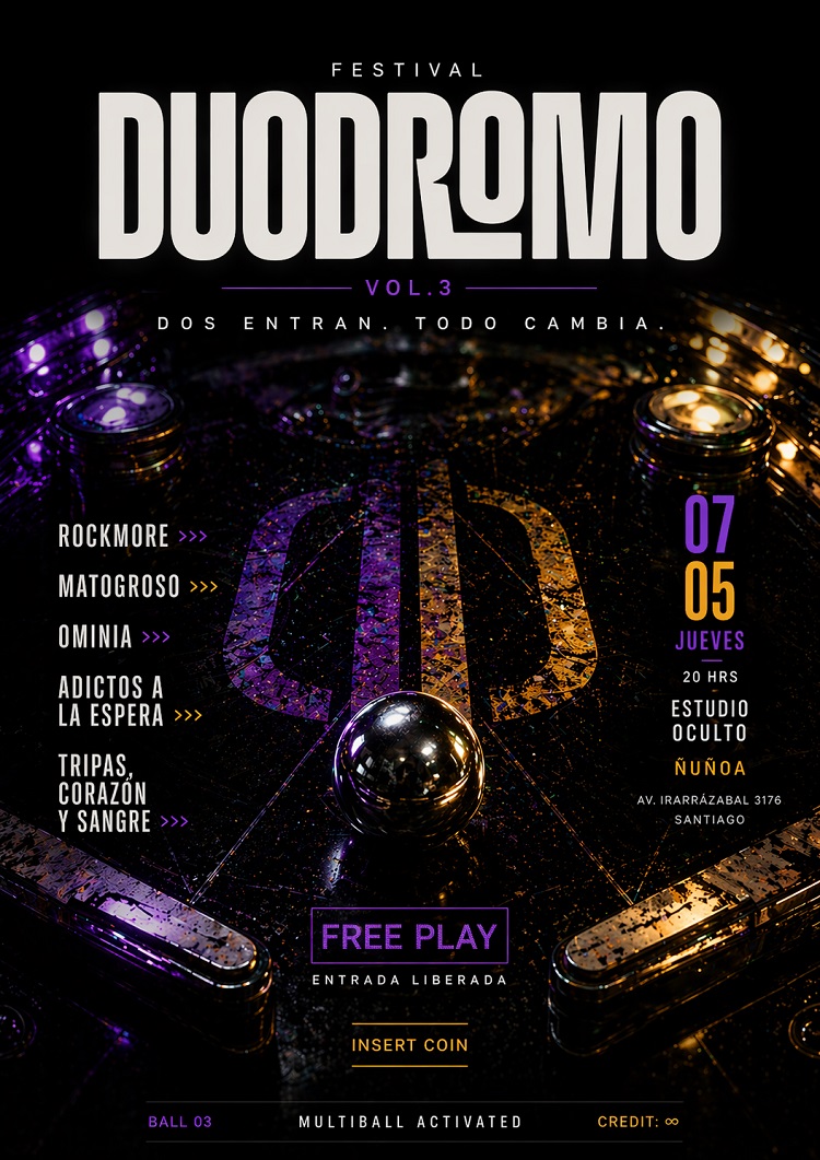Festival Duodromo agenda fechas en Santiago y Valparaíso